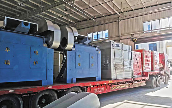 فرن معالجة حرارية بالحث الكهربائي للحديد والصلب 1500-1700 درجة مئوية