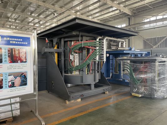 فرن ذوبان متوسط التردد مع ISO9001 السلامة والضوضاء المنخفضة