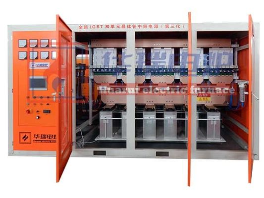 الكفاءة إمدادات الطاقة المتوسطة التردد للفرن فشل منخفض وسلامة الضوضاء