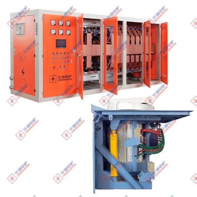 نظام ذوبان الحث السريع لتوفير الطاقة IGBT ترانزستور مزدوج الخلايا الأمان التردد المتوسط
