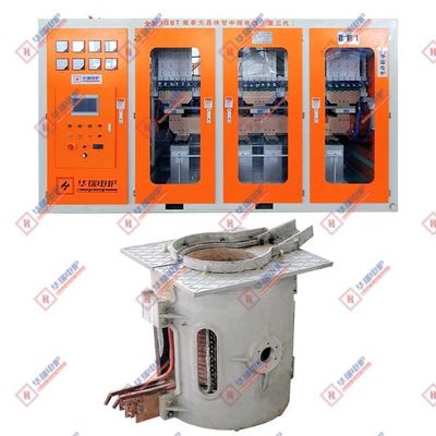 فرن الحث الحراري متوسط التردد IGBT ترانزستور الخلايا المزدوجة نظام الصهر